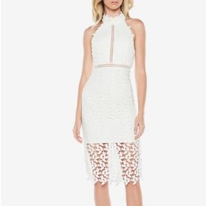 Lace sheath dress